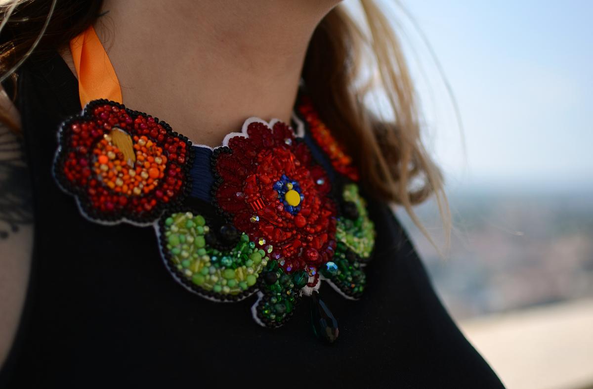 Budapest Hungary Matyó výšivka